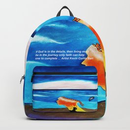 UNCHAIN THE DREAM Backpack | Pop Art, Political, People, Painting 