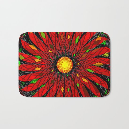 Flower In Motion Bath Mat