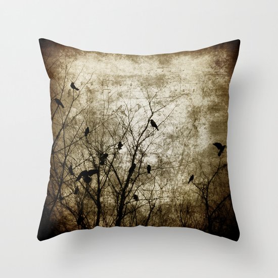 Winter Song Throw Pillow