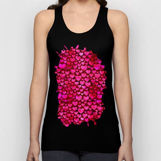 Heart Pattern 01 Unisex Tank Top