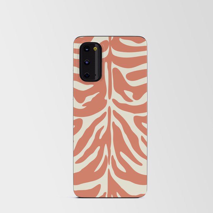 Retro Abstract Tiger Print - Brown Android Card Case
