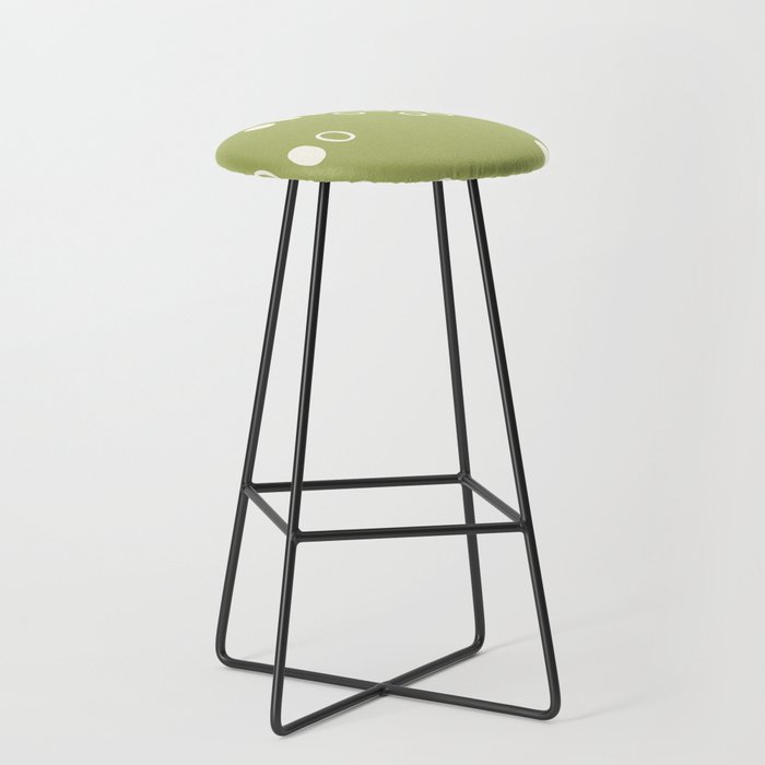 Spots pattern composition 11 Bar Stool