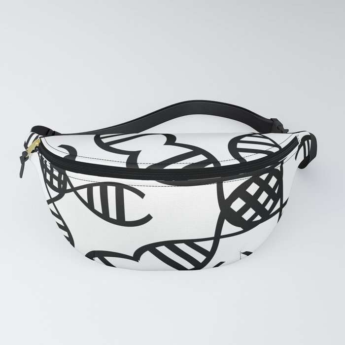 Black Decorations Geometric shapes  Fanny Pack