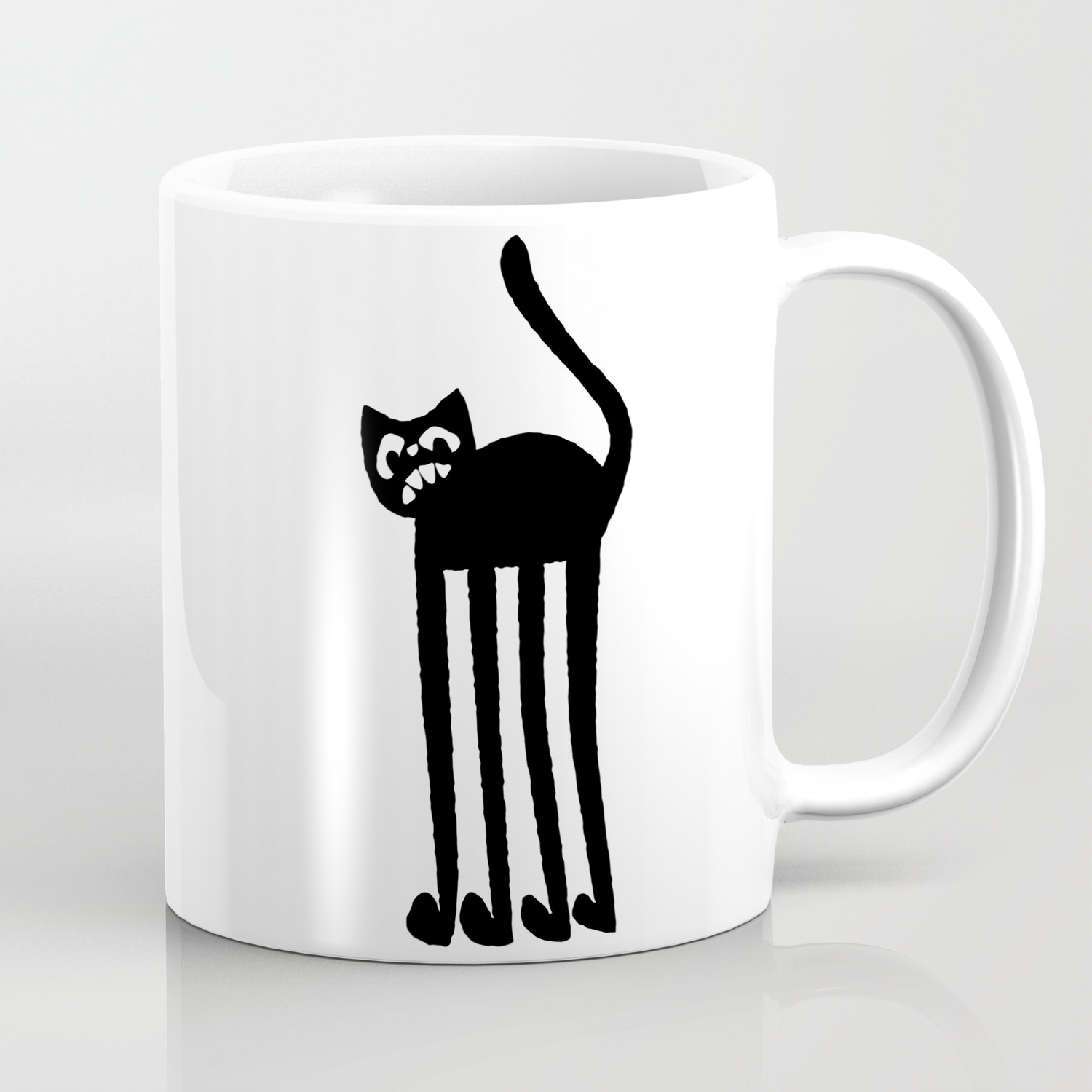 Catty Long Legs Coffee Mug By Artforanimals Society6