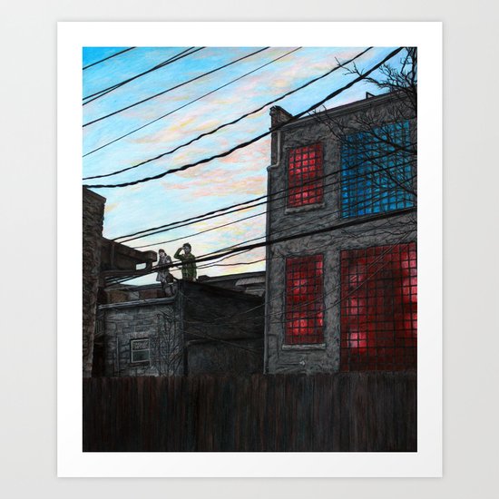 Chalkin' Art Print