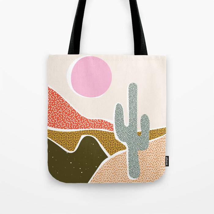 Patterned Desert Tote Bag by Sundry Society Society6