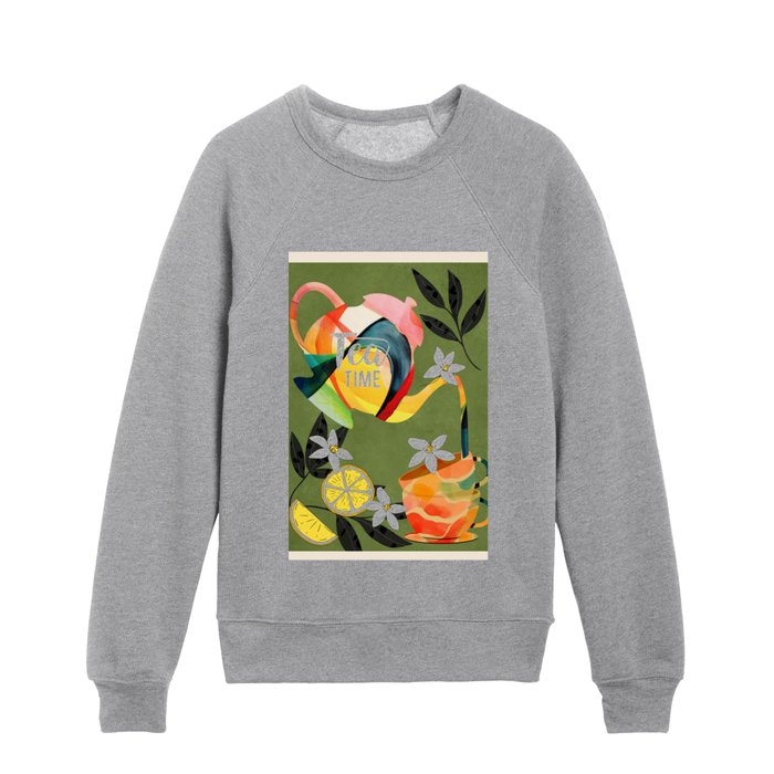 Tea Time 5 Kids Crewneck