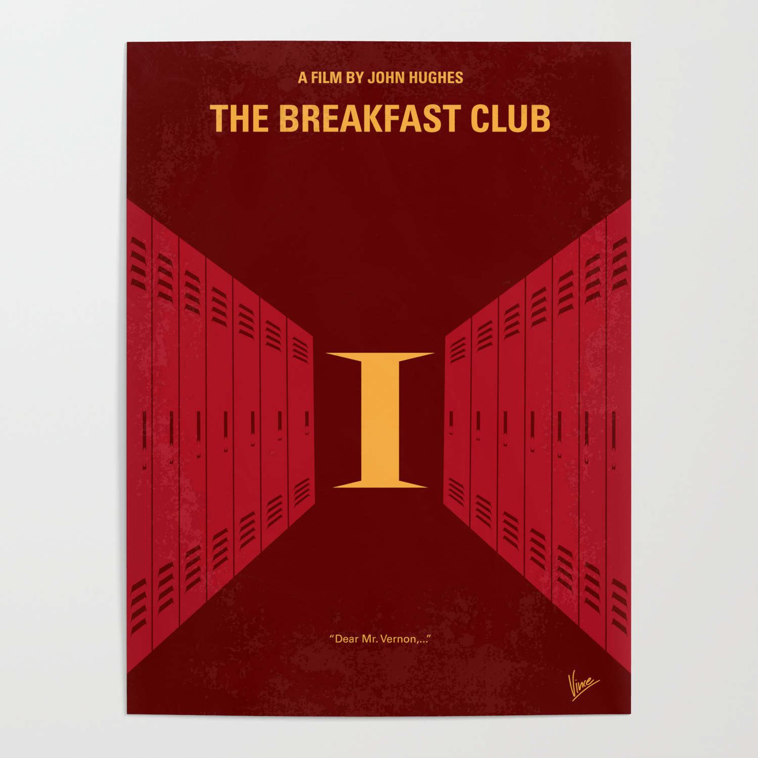 No309 My The Breakfast Club Minimal Movie Poster Poster By Chungkongmmp Society6 No309 My The Breakfast Club Minimal Movie Poster Poster By Chungkongmmp Society6