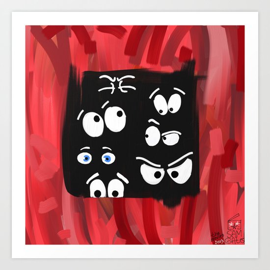 The movies Art Print