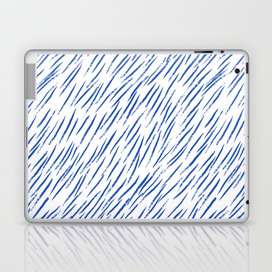 Vintage seamless hand drawn paint pattern. Memphis design Laptop & iPad Skin
