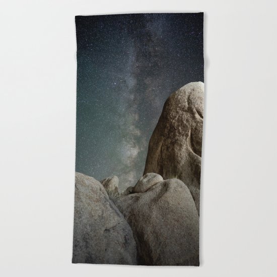 Night Adventures #milkyway Beach Towel