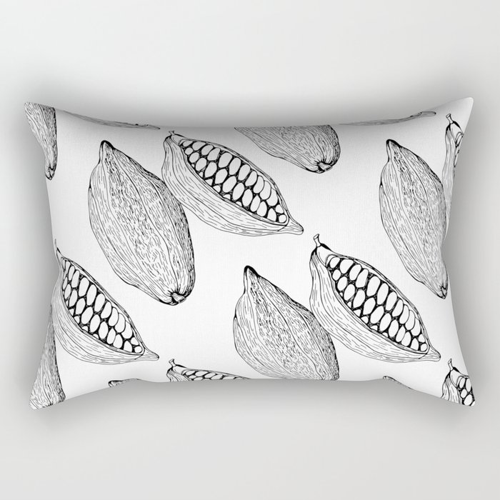 Cocoa Pattern Rectangular Pillow