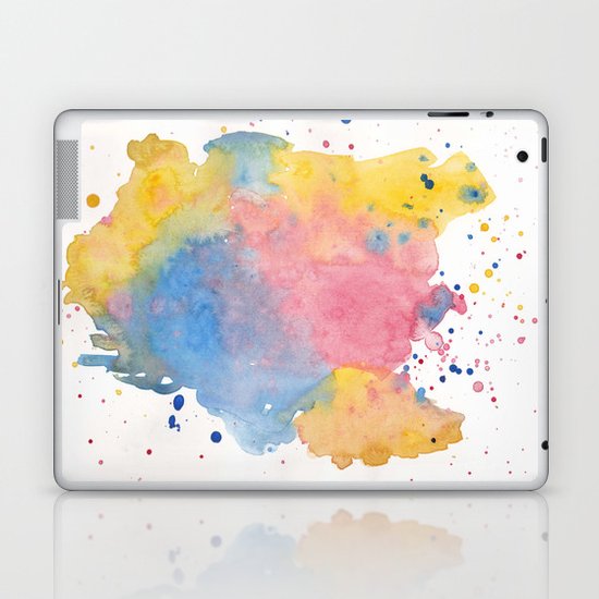 RAINBOW SPLATTER Laptop & iPad Skin