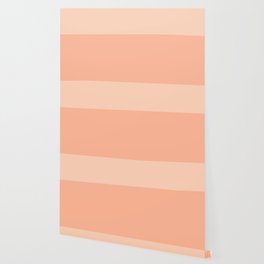 Peachy Color Block Wallpaper