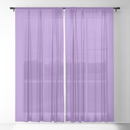 Violet Brawl Sheer Curtain