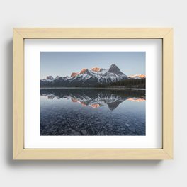 Rundle Forebay Sunrise Recessed Framed Print