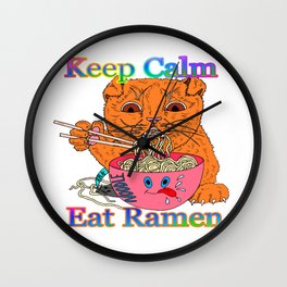 Keep Calm Eat Ramen Wall Clock | Noodles, Japan, Kawaii, Ramenlife, Ramennoodlesmasks, Manga, Ramenlovers, Ramen, Japanese, Newestt Shirts 