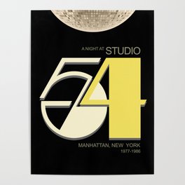 Studio 54 - Discoteque Poster