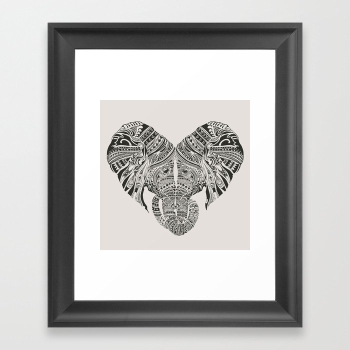 Huge Heart Framed Art Print