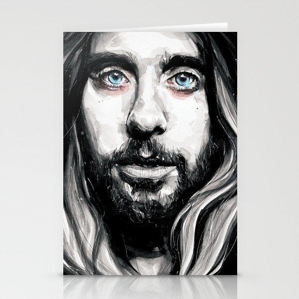 Jared Leto Stationery Cards By Clarae Society6