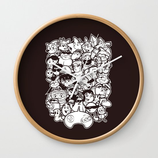 Mega 16 Bit Wall Clock