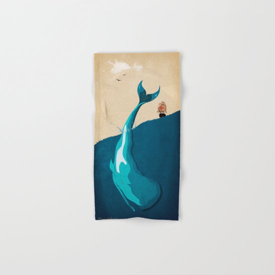 the WHALE Hand & Bath Towel