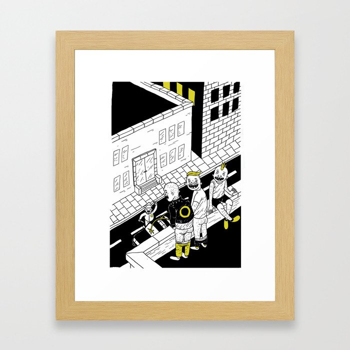 WILD IN THE STREETS Framed Art Print