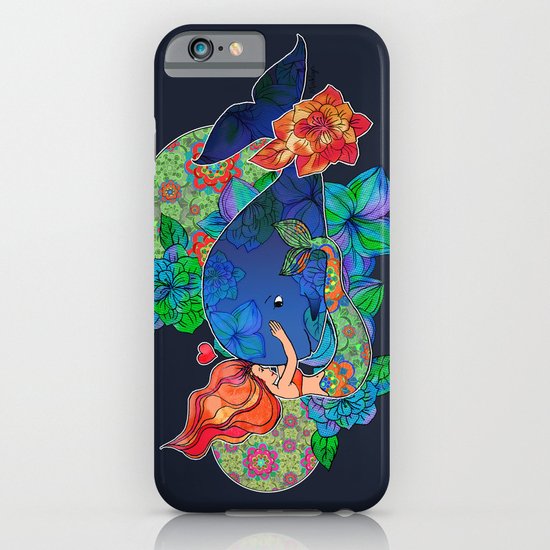 The Mermaid and the Whale iPhone & iPod Case