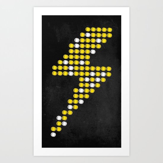 Lite Bolt Art Print