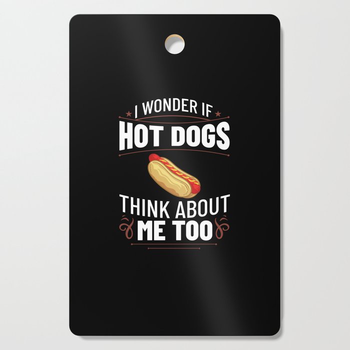 Hot Dog Chicago Style Bun Stand American Cutting Board