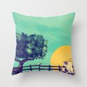 Cow skin pillows