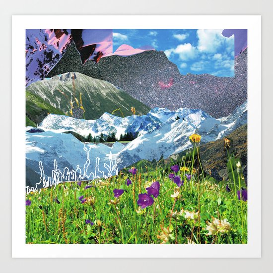 Experiment am Berg 31 Art Print