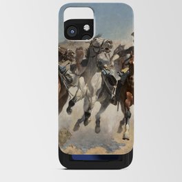 Dismounted The Fourth Troopers Moving the Led Horses iPhone Card Case