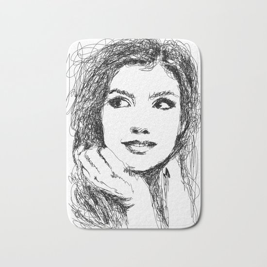 BEAUTIFUL WOMAN Bath Mat