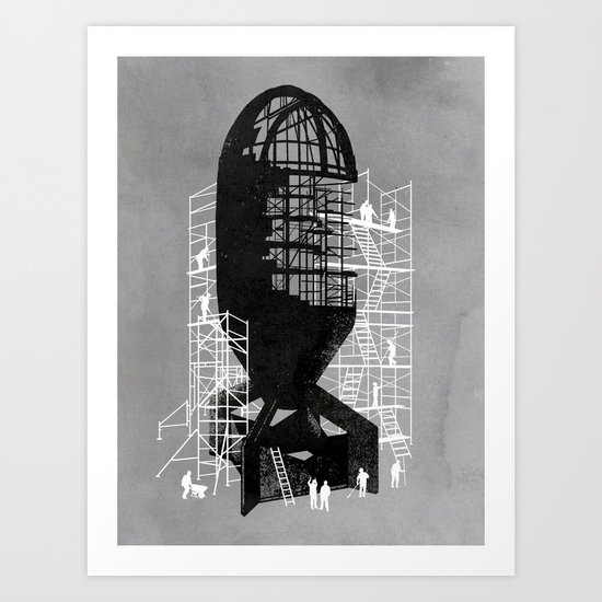 Bombshell Art Print
