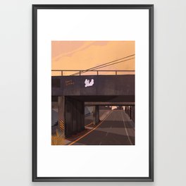 Ohio Overpass Framed Art Print