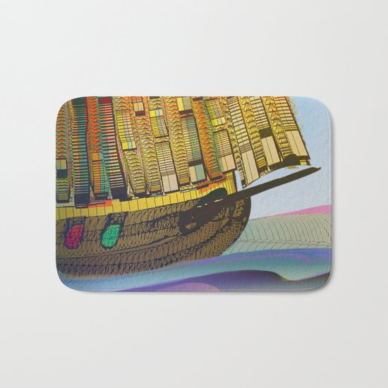 Sailing to the Summer Bath Mat