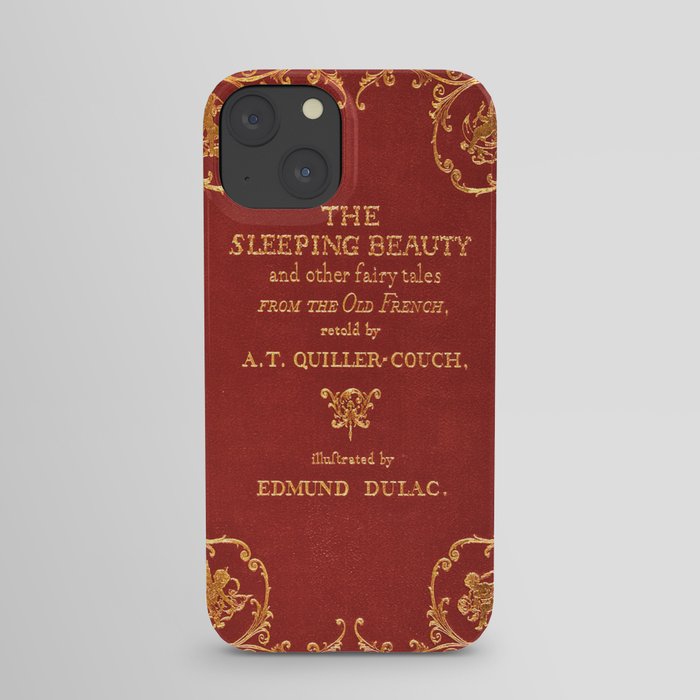 Vintage Sleeping Beauty Book Cover, Fairy Tale iPhone Case