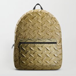 Gold Painted Metal Stylish Design Backpack