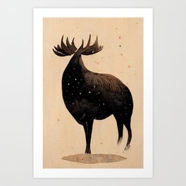 Moose Art Print