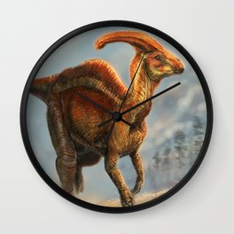 Radiance - Parasaurolophus Wall Clock