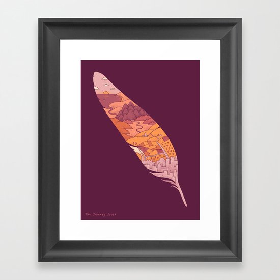 The Journey South Framed Art Print
