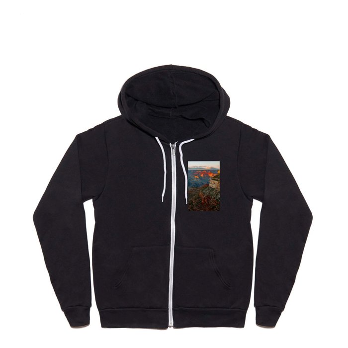 Twilight at the Grand Canyon Full Zip Hoodie