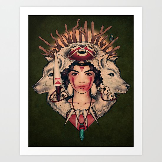 Spirit Princess Art Print