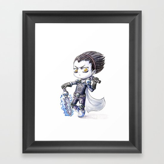 Death Knight Framed Art Print