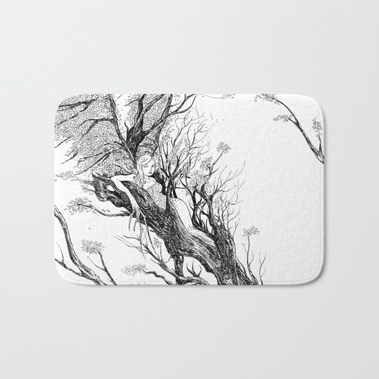 tree nymph Bath Mat