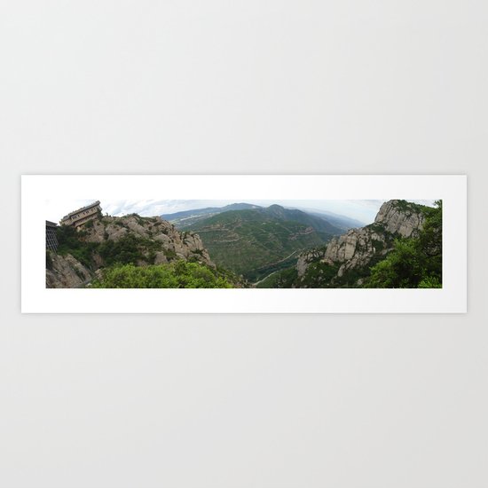 Montserrat, Barcelona Art Print