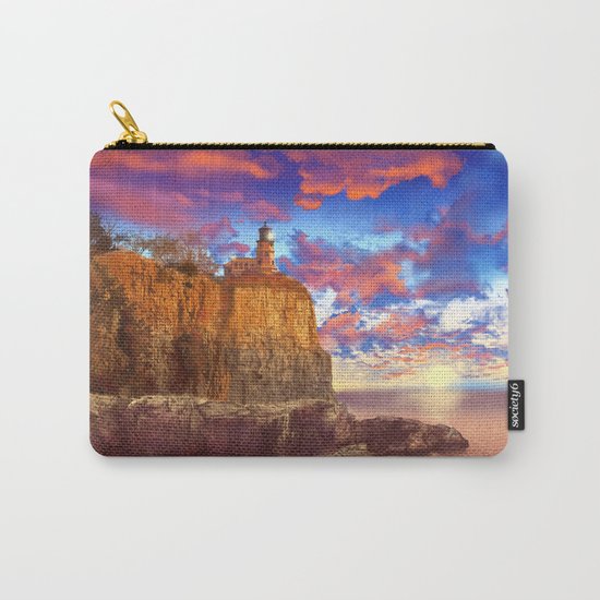 lighthouse landscape Carry-All Pouch