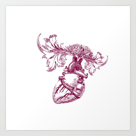 From My Heart To Yours Art Print