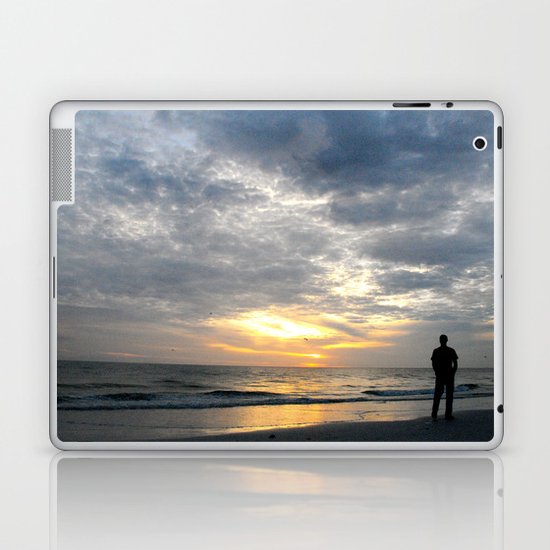Walk into the sunset.. Laptop & iPad Skin